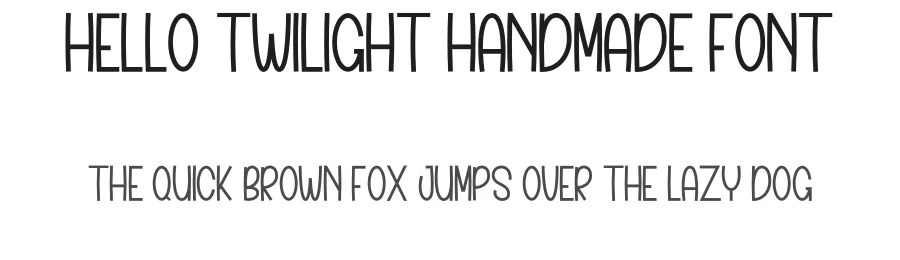 Hello Twilight Handmade Font by inermediaSTUDIO — Display Font