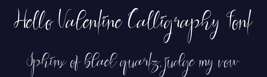 Hello Valentine Calligraphy Font by Yoga Letter — Script Handwritten Font — thumbnail 2
