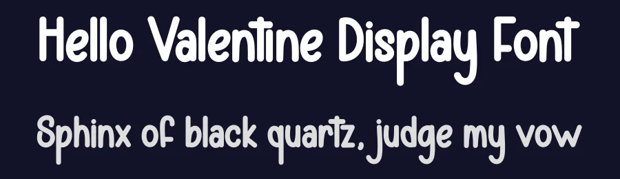 Hello Valentine Display Font by andikastudio — Display Font — thumbnail 2