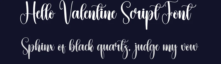 Hello Valentine Script Font by creativeletter — Script Handwritten Font — thumbnail 2