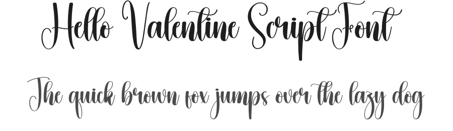 Hello Valentine Script Font by creativeletter — Script Handwritten Font