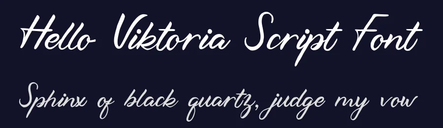 Hello Viktoria Script Font by Alpaprana — Script Handwritten Font — thumbnail 2