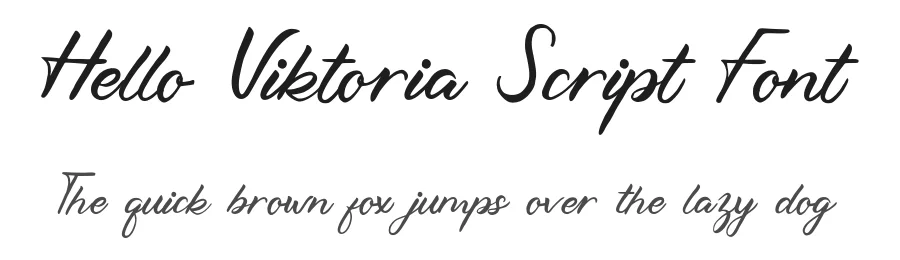 Hello Viktoria Script Font by Alpaprana — Script Handwritten Font