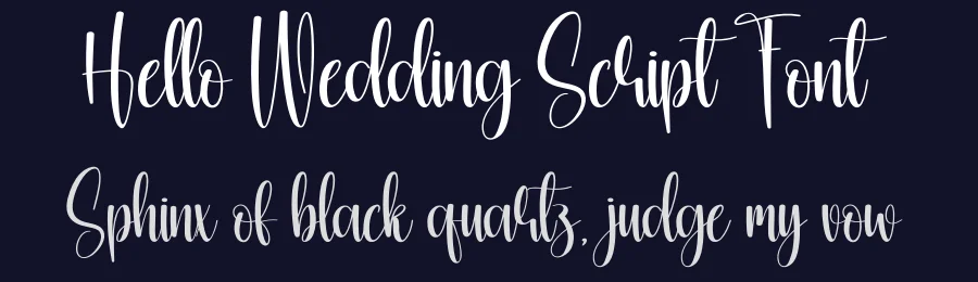 Hello Wedding Script Font by creativeletter — Script Handwritten Font — thumbnail 2