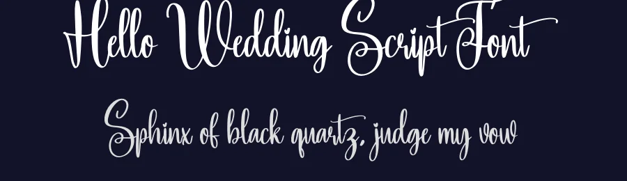 Hello Wedding Script Font by creativeletter — Script Handwritten Font — thumbnail 2