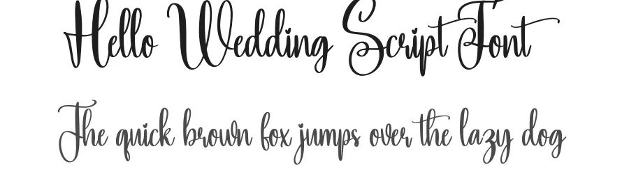 Hello Wedding Script Font by creativeletter — Script Handwritten Font