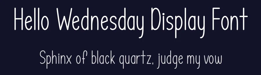 Hello Wednesday Display Font by DN Creative — Script Handwritten Font — thumbnail 2