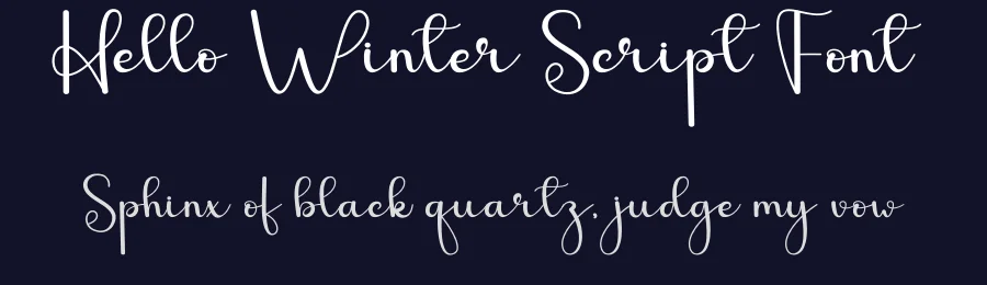 Hello Winter Script Font by andikastudio — Script Handwritten Font — thumbnail 2