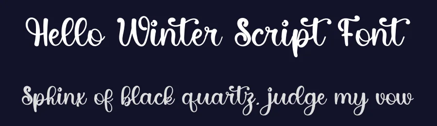 Hello Winter Script Font by inermediaSTUDIO — Script Handwritten Font — thumbnail 2