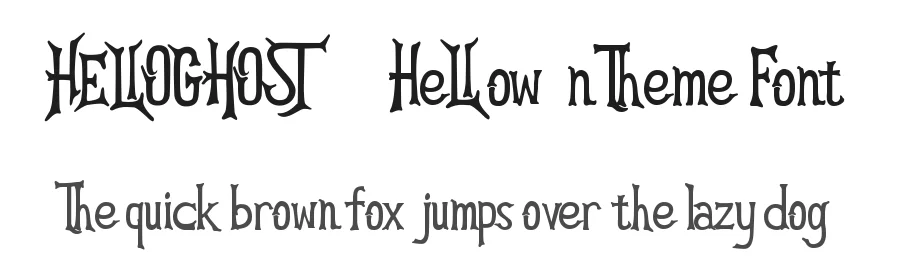 HELLOGHOST – Helloween Theme Font by Mozarella — Blackletter Font