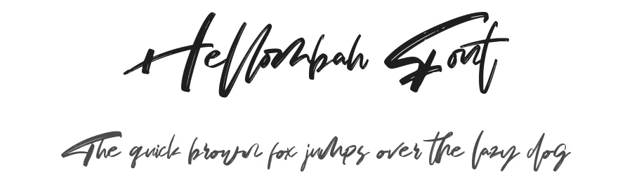 Hellombah Font by Dumadistyle — Script Handwritten Font