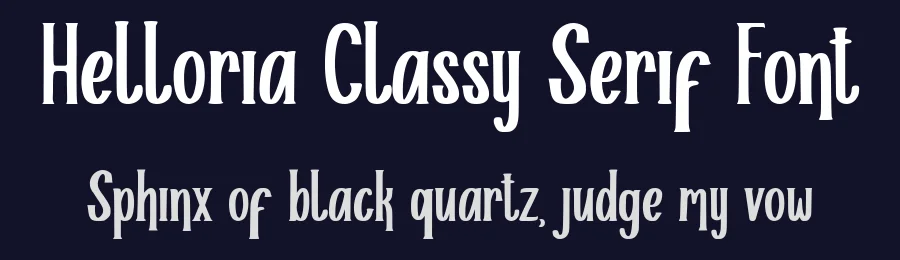 Helloria Classy Serif Font by typotopia — Display Font — thumbnail 2