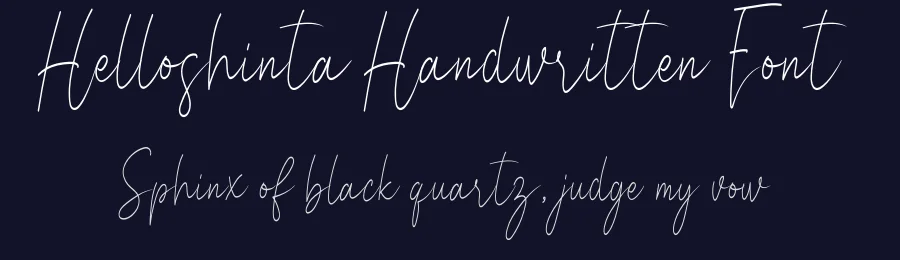 Helloshinta Handwritten Font by andikastudio — Script Handwritten Font — thumbnail 2