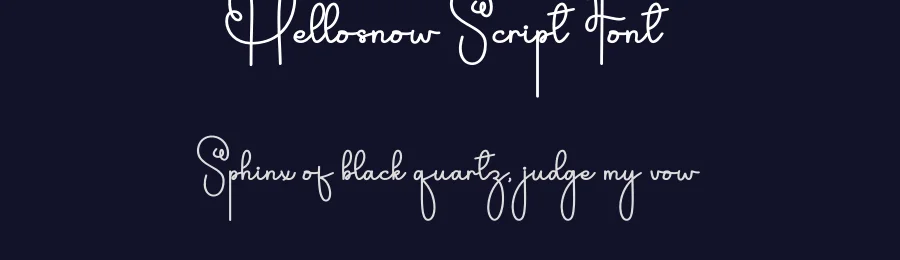Hellosnow Script Font by andikastudio — Script Handwritten Font — thumbnail 2