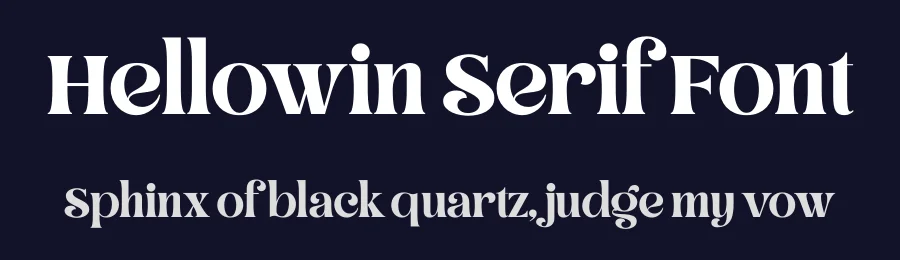 Hellowin Serif Font by fontkong — Display Font — thumbnail 2