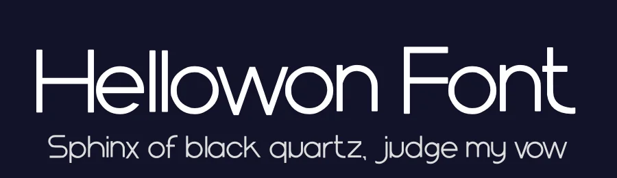 Hellowon Font by letterfiastudio — Sans Serif Font — thumbnail 2