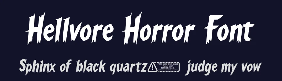 Hellvore Horror Font by overlaytemplates — Display Font — thumbnail 2