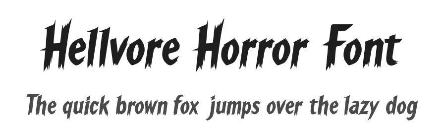 Hellvore Horror Font by overlaytemplates — Display Font