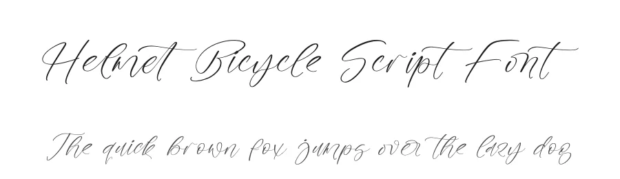 Helmet Bicycle Script Font by stylishtype.co — Script Handwritten Font