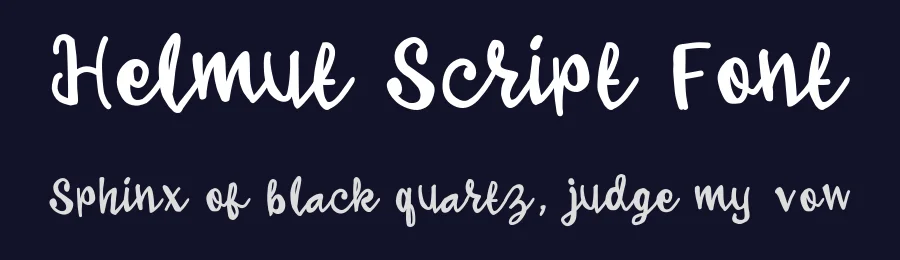 Helmut Script Font by Polythene Designs — Script Handwritten Font — thumbnail 2