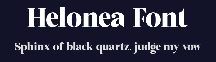 Helonea Font by rvandtype — Display Font — thumbnail 2