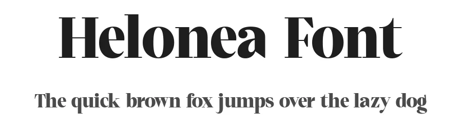 Helonea Font by rvandtype — Display Font