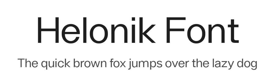 Helonik Font by Ckhans Fonts — Sans Serif Font