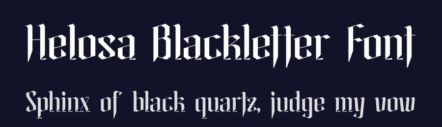 Helosa Blackletter Font by timelesstype.co — Blackletter Font — thumbnail 2