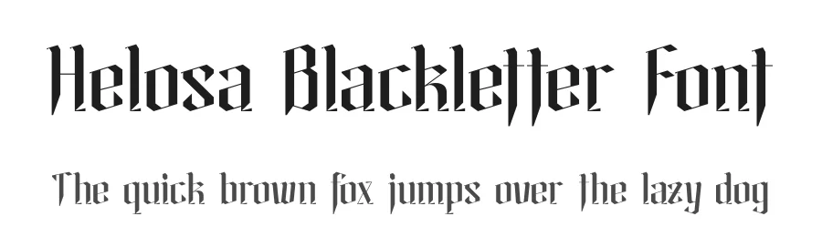 Helosa Blackletter Font by timelesstype.co — Blackletter Font