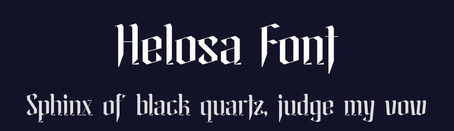 Helosa Font by timelesstype.co — Blackletter Font — thumbnail 2