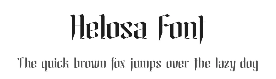 Helosa Font by timelesstype.co — Blackletter Font