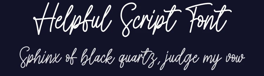 Helpful Script Font by creativeletter — Script Handwritten Font — thumbnail 2
