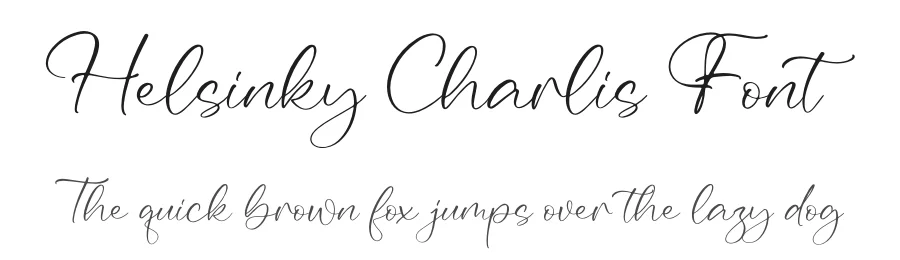 Helsinky Charlis Font by letterfabric — Script Handwritten Font