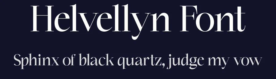 Helvellyn Font by gianstudio12 — Serif Font — thumbnail 2