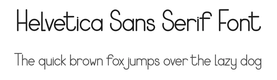 Helvetica Sans Serif Font by freshtypeink — Display Font