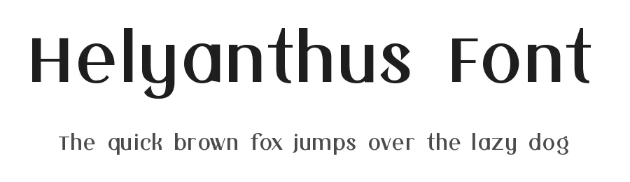 Helyanthus Font by Rismatype — Display Font