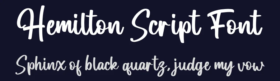 Hemilton Script Font by letterenastudios — Script Handwritten Font — thumbnail 2