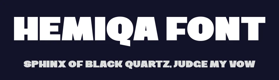Hemiqa Font by BrandSemut — Sans Serif Font — thumbnail 2