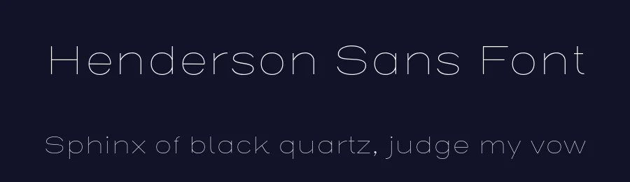Henderson Sans Font by Sudtipos — Sans Serif Font — thumbnail 2