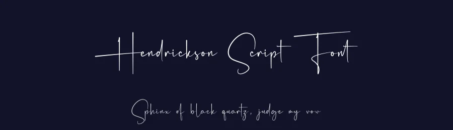 Hendrickson Script Font by Rantautype — Script Handwritten Font — thumbnail 2