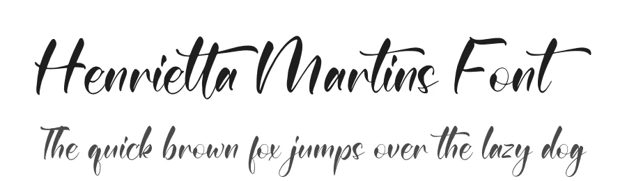 Henrietta Martins Font by letterfabric — Script Handwritten Font