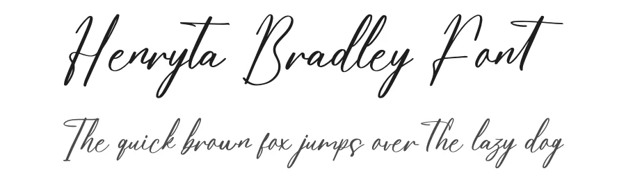 Henryta Bradley Font by letterenastudios — Script Handwritten Font