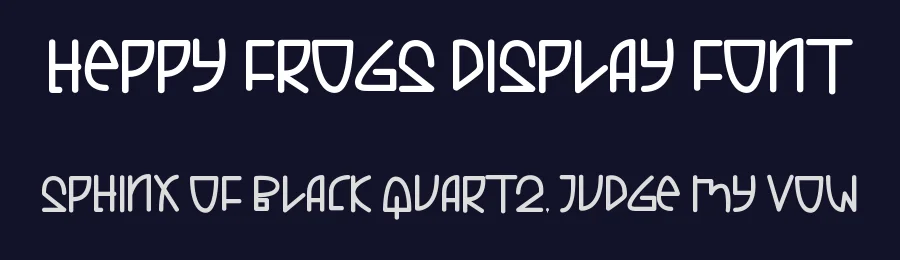 Heppy Frogs Display Font by inermediaSTUDIO — Display Font — thumbnail 2