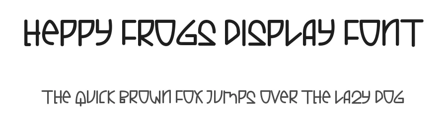 Heppy Frogs Display Font by inermediaSTUDIO — Display Font