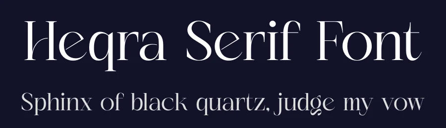 Heqra Serif Font by timelesstype.co — Display Font — thumbnail 2