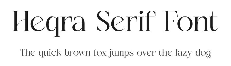 Heqra Serif Font by timelesstype.co — Display Font