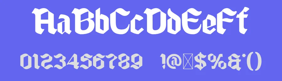 Heraldic Shadows Font by Imoodev — Blackletter Font — thumbnail 3