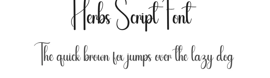 Herbs Script Font by andikastudio — Script Handwritten Font