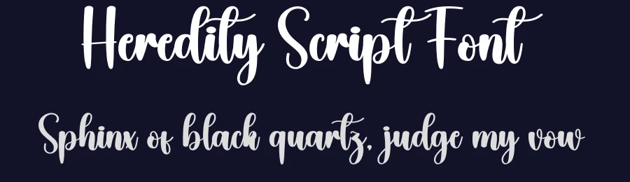 Heredity Script Font by creativeletter — Script Handwritten Font — thumbnail 2