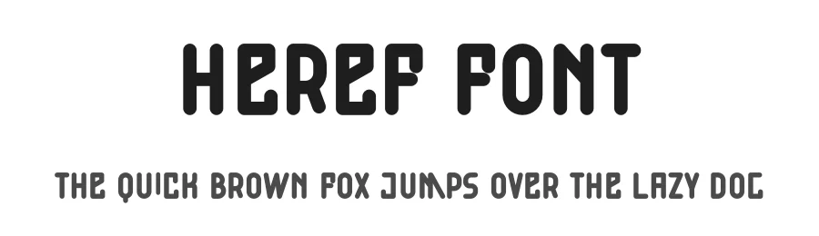 Heref Font by ffeeaarr — Decorative Font